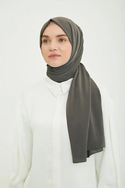 Armine Trend Füme Kırınkıl Şal-08