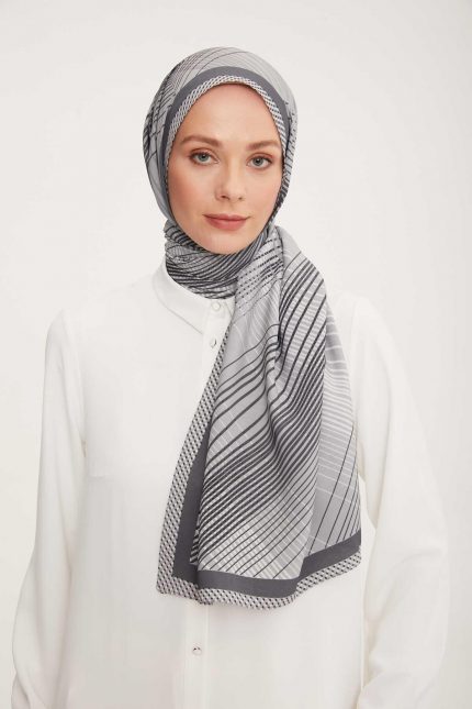 Armine Trend Gri Modal Şal 5336-05