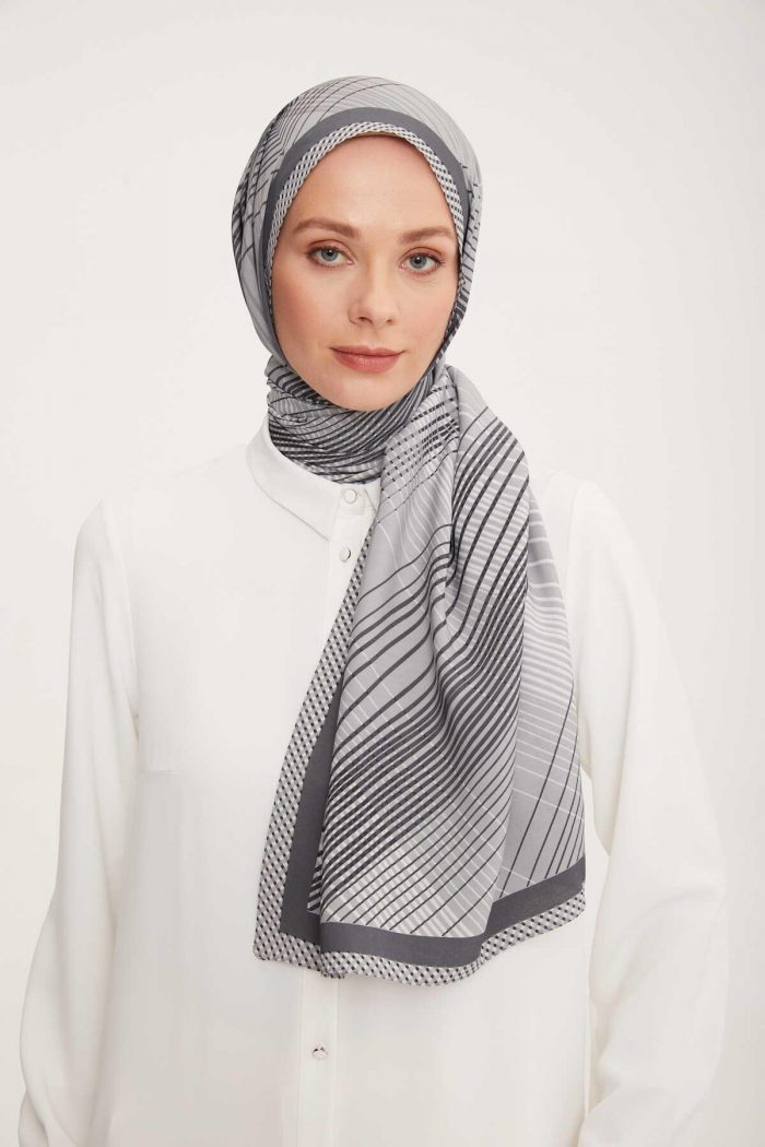 Armine Trend Gri Modal Şal 5336-05 - Görsel 1