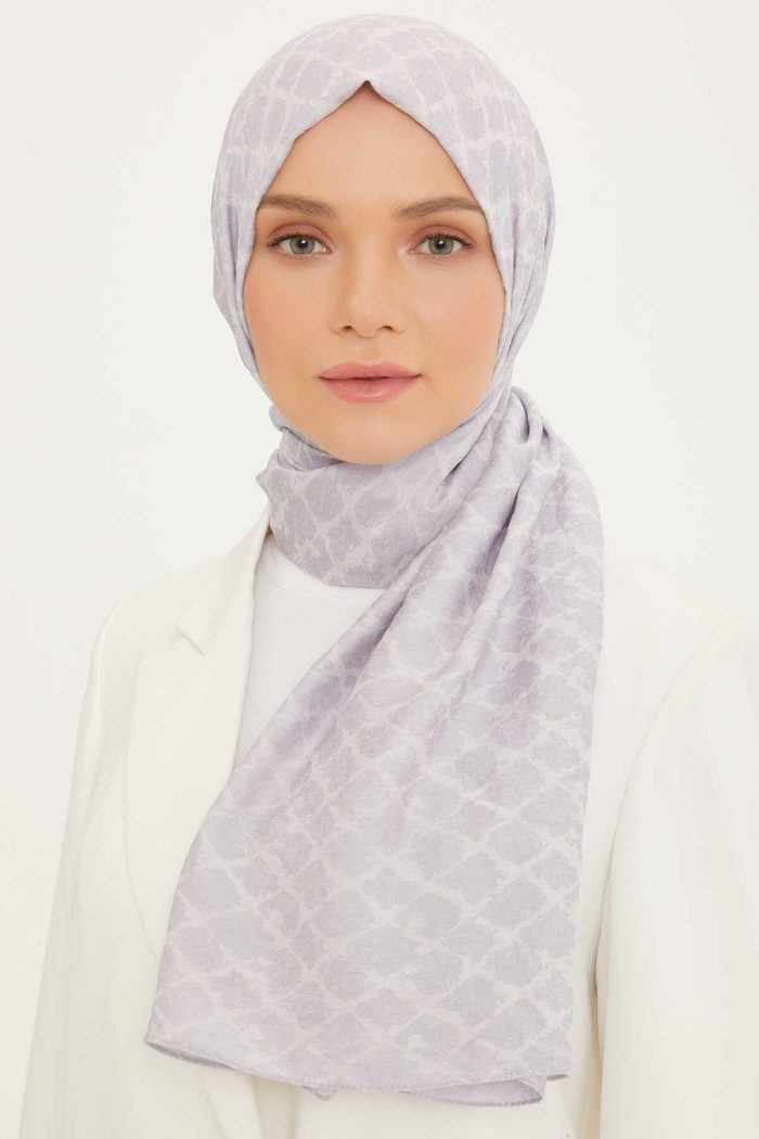 Armine Trend Gümüş Pure Lina Şal 13-1268 - Görsel 1