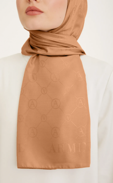 Armine Trend İnci Monogram 2-78 Açık Kahve