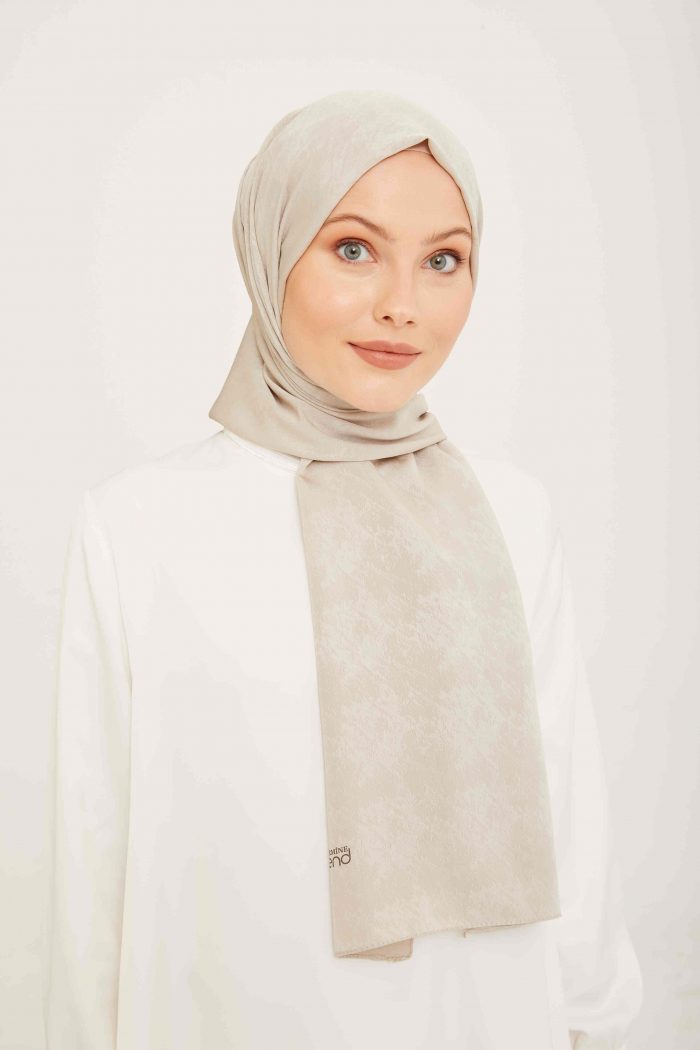 Armine Trend J.Capri Açık Soft Yeşil Düz Renk Şal 8-329 - Görsel 1