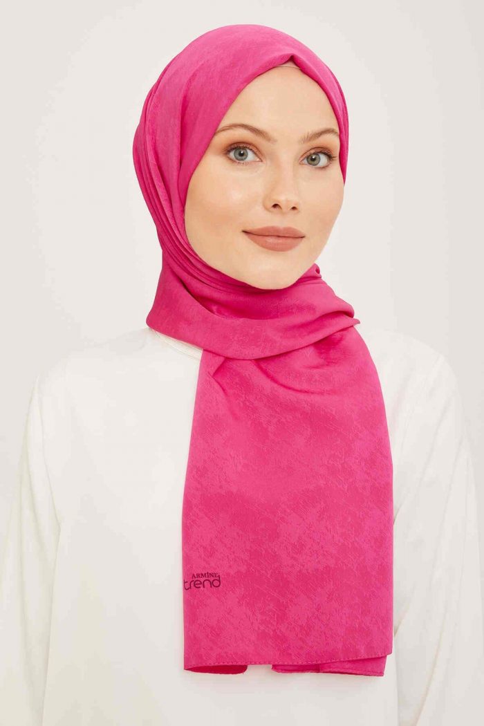 Armine Trend J.Capri Pembe Düz Renk Şal 8 - 04 - Görsel 1
