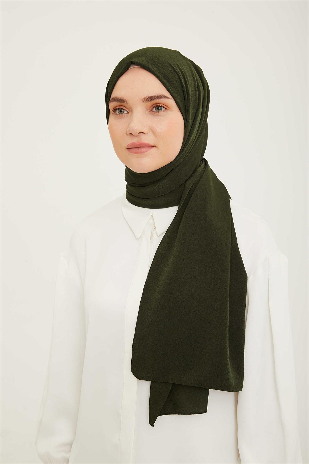 armine-trend-koyu-yesil-kirinkil-sal-1-dbf-40 Armine Trend Koyu Yeşil Kırınkıl Şal-16 - Görsel 1