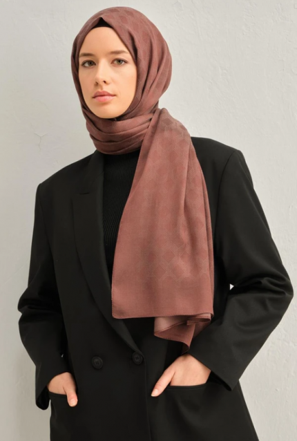 Armine Trend Lyon Şal 1 - 246708 Kahverengi
