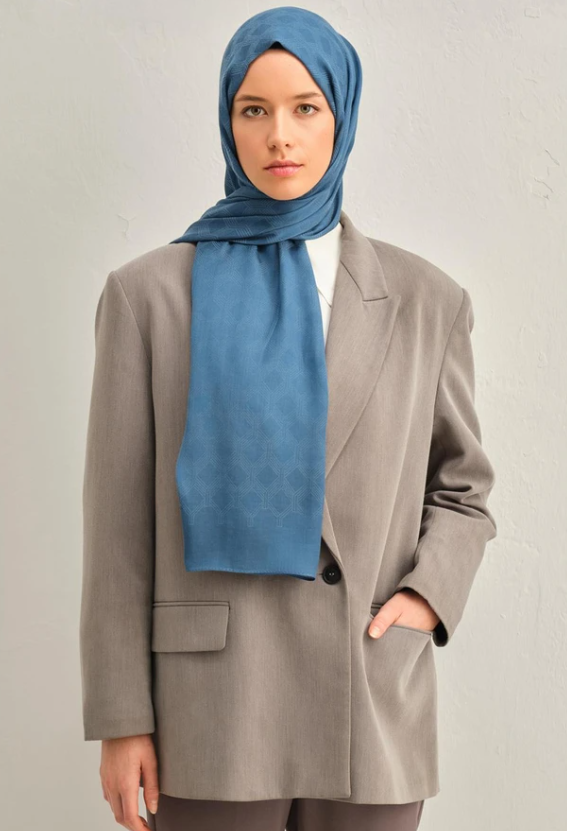 armine-trend-lyon-sal-1-246973-mavi-a87f7f Armine Trend Lyon Şal 1-246973 Mavi - Görsel 1