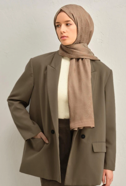 Armine Trend Lyon Şal 2-247320 Koyu Vizon
