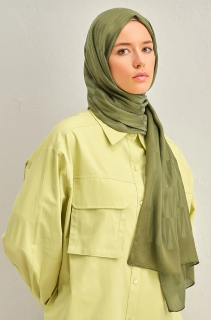 Armine Trend Lyon Şal 3 - 246710 Haki Yeşil