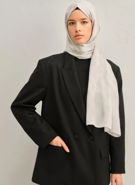 Armine Trend Lyon Şal 4 - 242220 Gümüş