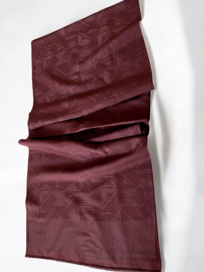 Armine Trend Pera Şal 2-4883 Koyu Bordo - Görsel 1