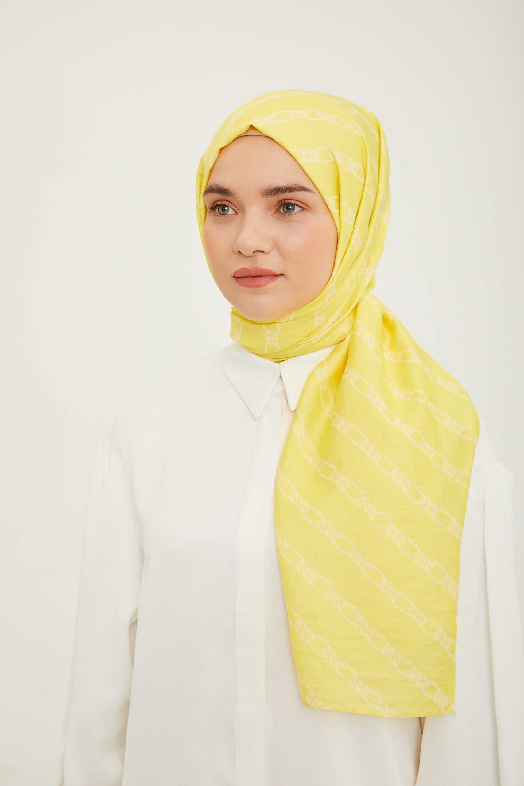 armine-trend-pure-sari-zincir-desen-sa-4a4e-8 Armine Trend Pure Sarı Zincir Desen Şal 16 - 23061 - Görsel 1