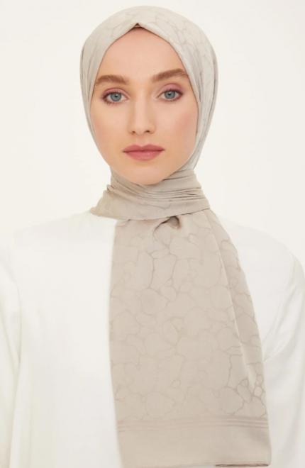 Armine Trend Safir Şal 1-241828 Koyu Vizon