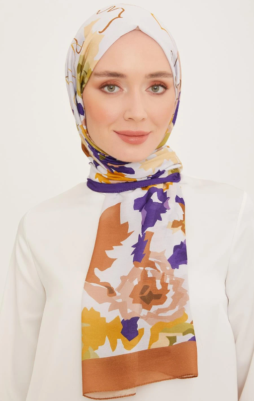 armine-trend-sal-10001-14-mor-kahveren-c-1fa3 Armine Trend Şal 10001 - 14 Mor - Kahverengi - Görsel 1