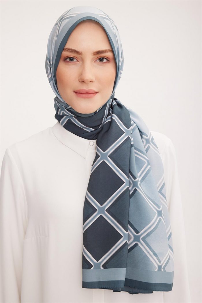 Armine Trend Turkuaz Modal Şal 5338-13 - Görsel 1