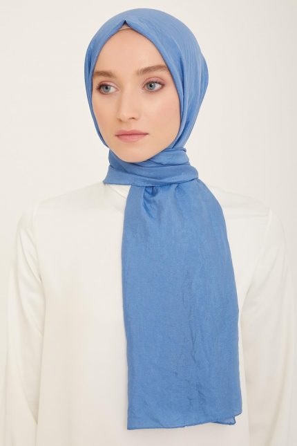 Belli Fresh Berlin Şal 76 İndigo Tek Renk 49931