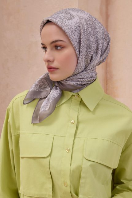 Belli Fresh Twist Eşarp 01 Krem Karışık Desen 49730