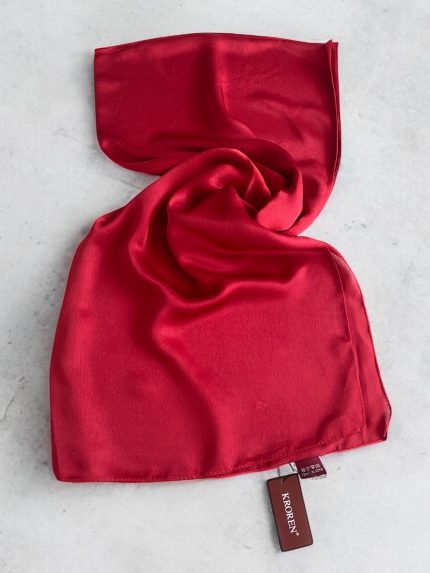 Kroren Jan Jan Kırmızı Düz Renk Şal 7301-50