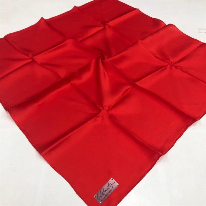 La Boutique Defolu Kırmızı Sura İpek Eşarp 23297 - Görsel 1
