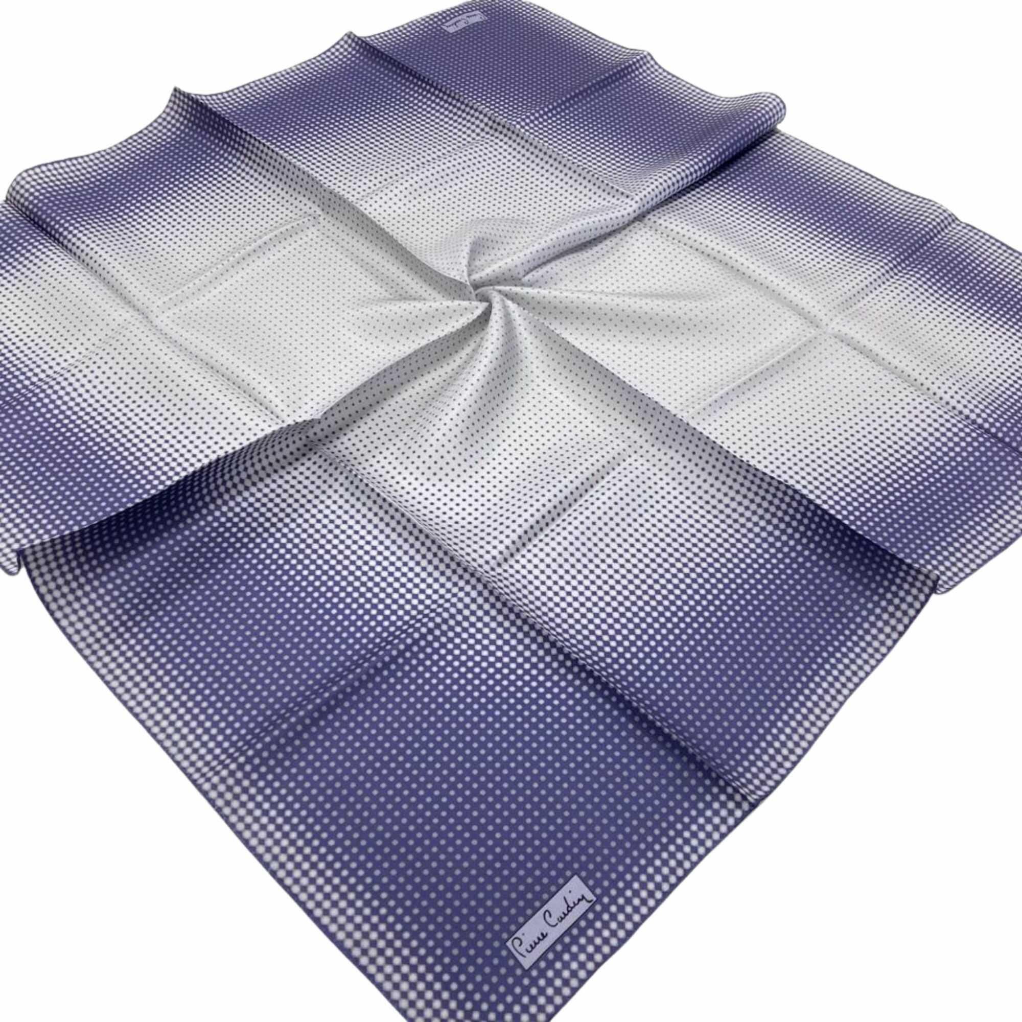 pierre-cardin-mavi-beyaz-tivil-ipek-es-bb09- Pierre Cardin Mavi - Beyaz Tivil İpek Eşarp 6324438 - 926 - Görsel 1