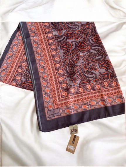 Shawl Secret Glamour Pamuklu Etnik Soft Şal 49511 Gül Kurusu