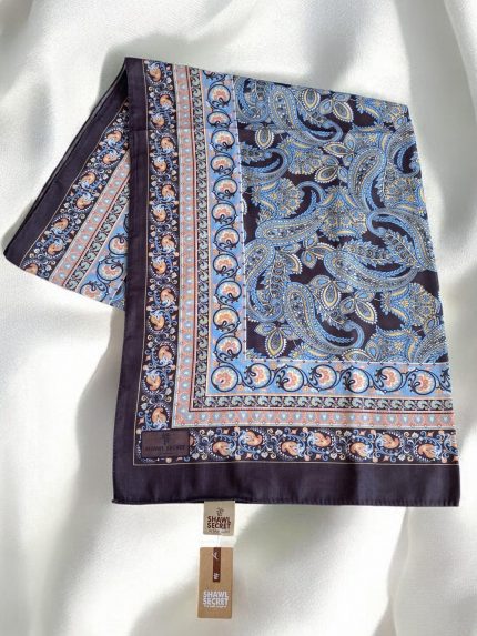 Shawl Secret Glamour Pamuklu Etnik Soft Şal 49505 Kahverengi