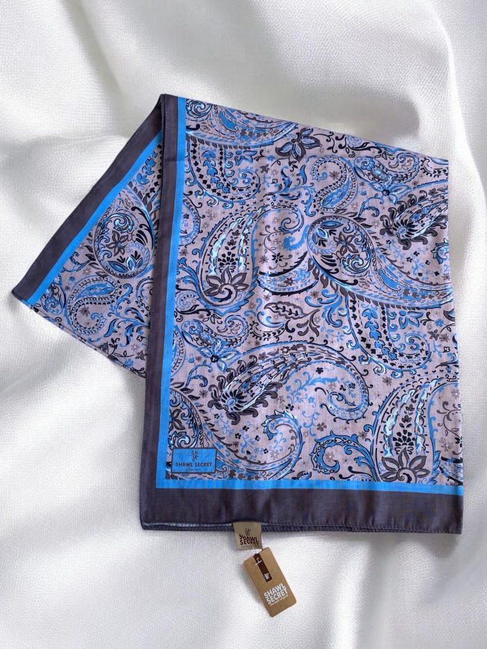 Shawl Secret Glamour Pamuklu Etnik Soft Şal 49524 Leylak - Görsel 1