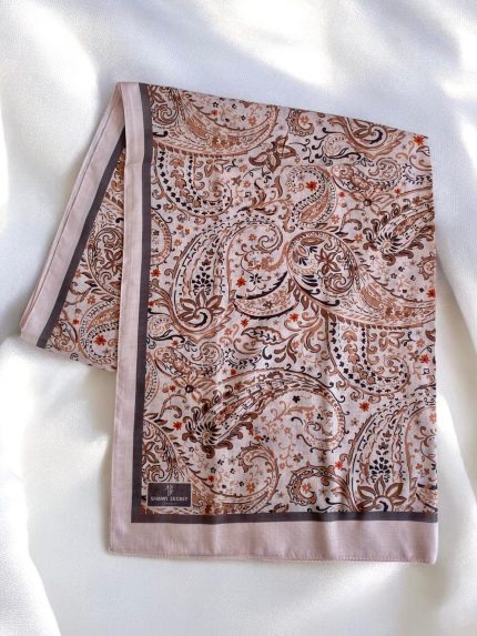 Shawl Secret Glamour Pamuklu Etnik Soft Şal 49515 Vizon
