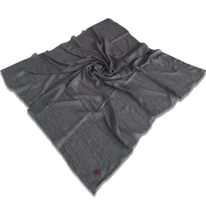 Shawl Secret Yazlık Kraş Eşarp Füme - 32082 - Görsel 1