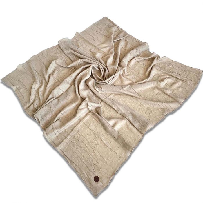 Shawl Secret Yazlık Kraş Eşarp Sütlü Kahve -  32067 - Görsel 1