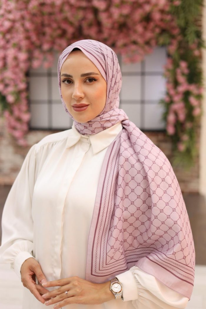 Silk Home Olinda Şal 49005-29 Gül Kurusu, Koyu Gül Kurusu - Görsel 1