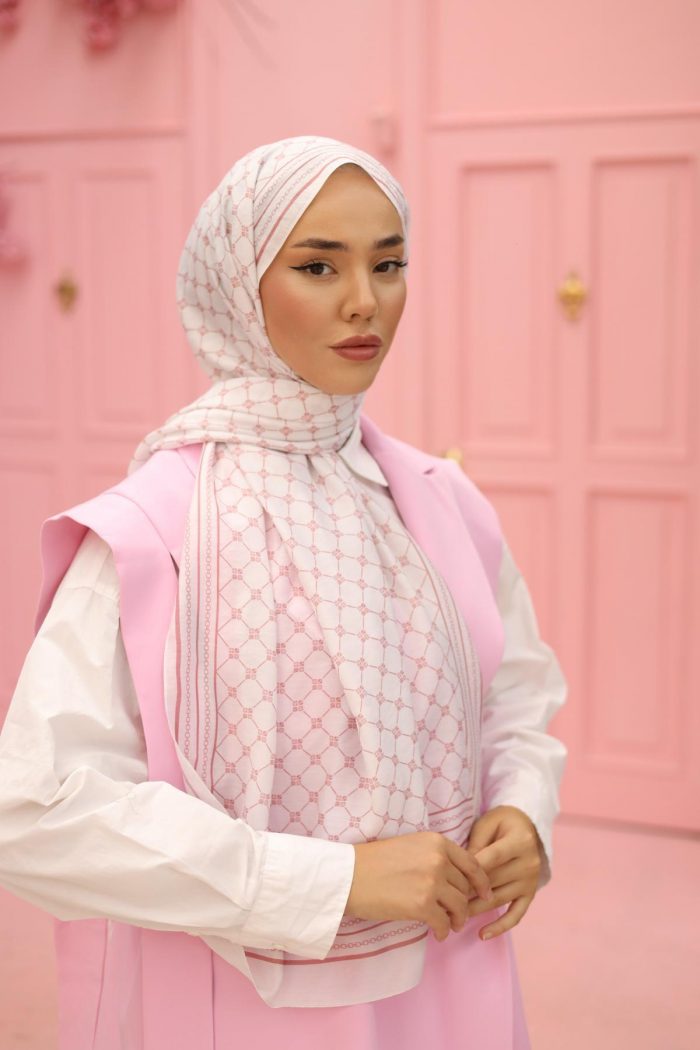 Silk Home Olinda Şal 49005-31 Ekru, Soğan Kabuğu - Görsel 1