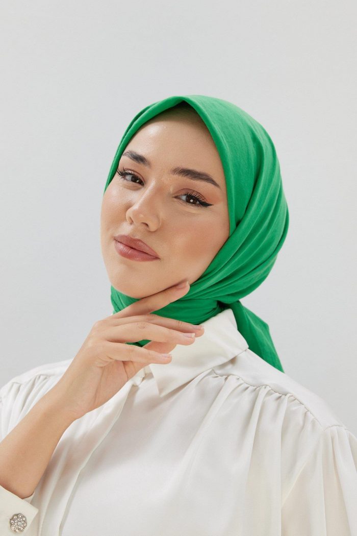 Silk Home Tensel Aerobin Eşarp 36785 Benetton Düz Renk - Görsel 1