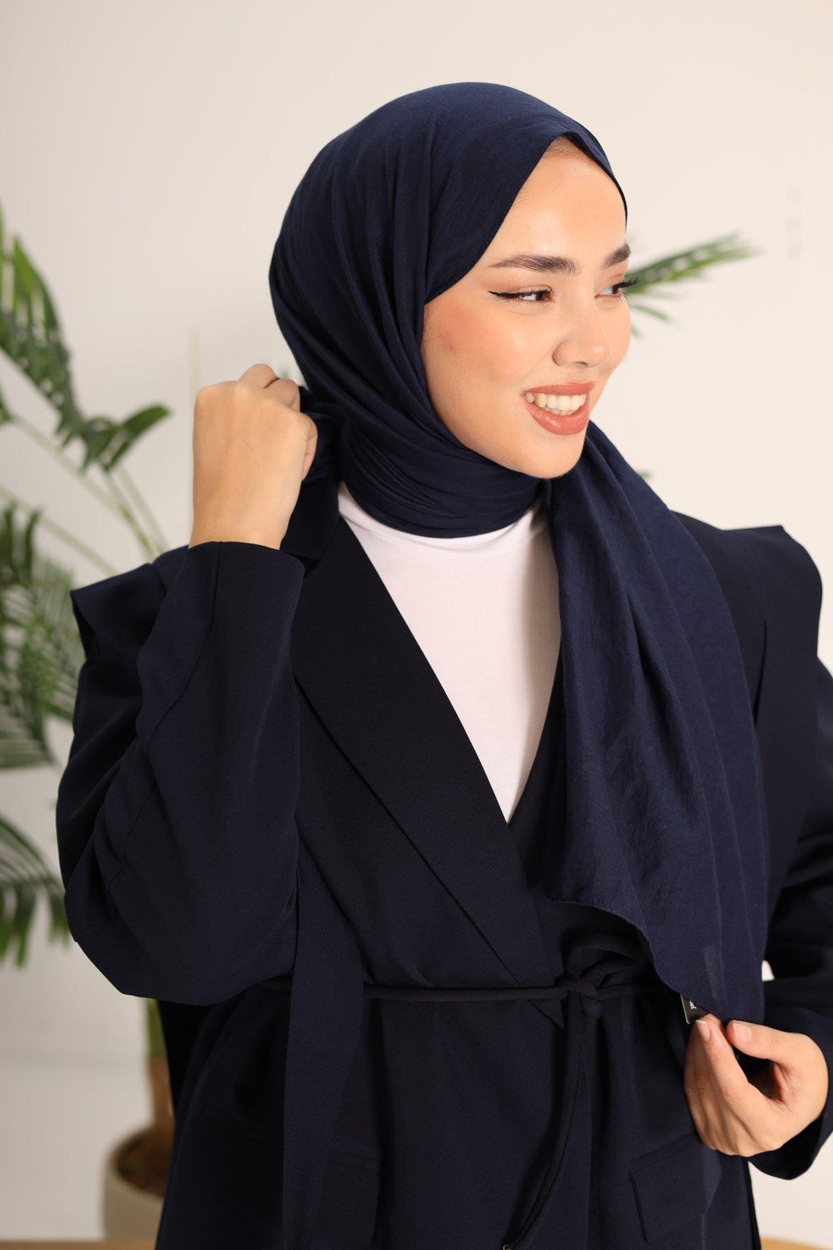 silk-home-tensel-aerobin-sal-36811-lac-4357- Silk Home  Aerobin Şal 36811 Lacivert - Görsel 1