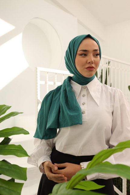 Silk Home Aerobin Şal 36820 Koyu Yeşil