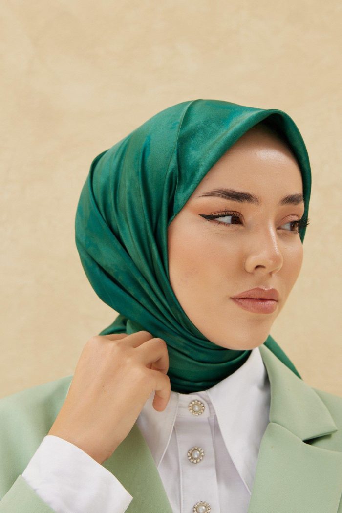 Silkhome Shiny Yeşil Işıltılı Eşarp 32744 - Görsel 1