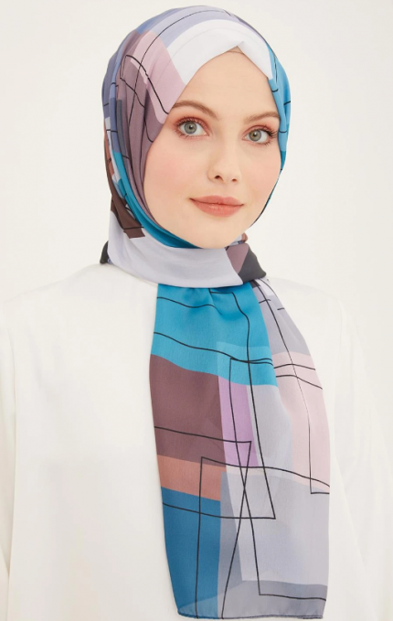 Armine Life Şal 5354 - 14 Çok Renkli Karışık Desen