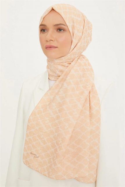 Armine Trend Koyu Krem Pure Lina Şal 13 - 1286