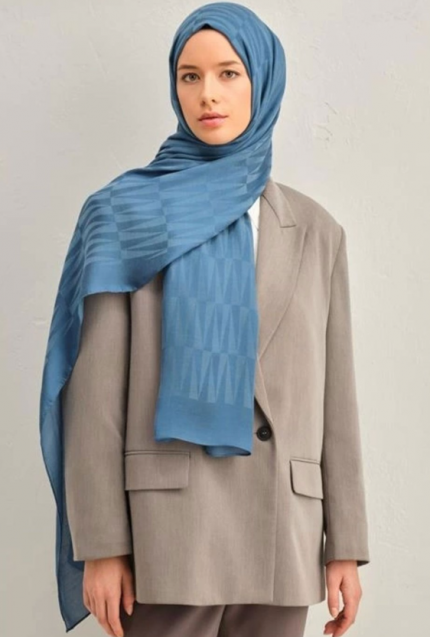 Armine Trend Lyon Şal 3 - 246973 Mavi