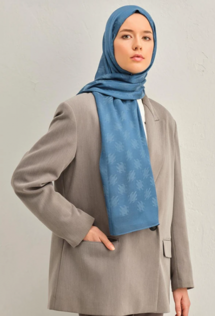 Armine Trend Lyon Şal 4 - 246973 Mavi
