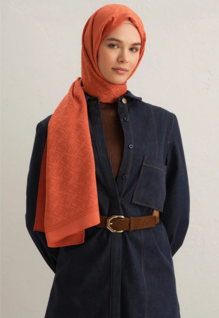 Armine Trend Safir Şal 3 - 241837 Turuncu
