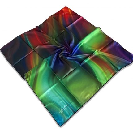 Az Hatalı Polyester La Boutique Yeşil Karma Desen Eşarp 32631