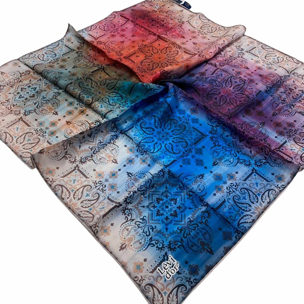 levidor-mavi-desenli-tivil-ipek-esarp-2f-c0a Levidor Mavi Desenli Tivil İpek Eşarp 22521 - 02 - Görsel 1