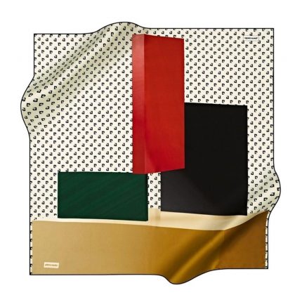Pierre Cardin Sura İpek Eşarp 7705230 - 312 - 48767 Siyah Karışık Desen