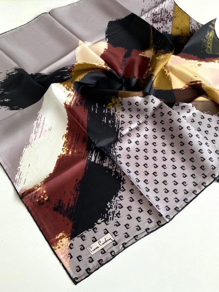 Pierre Cardin Tivil İpek Eşarp 8496438 - 912 - 48735 Vizon Karışık Desen
