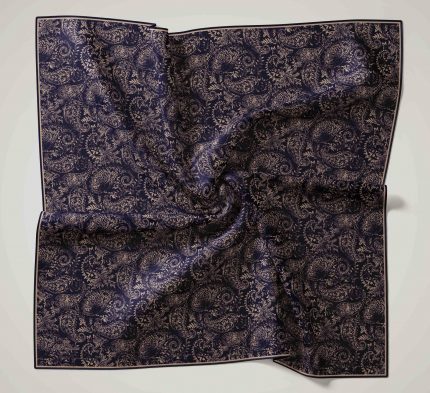 Silk Home Soft Eşarp 47028 Lacivert-Vizon Karışık Desen