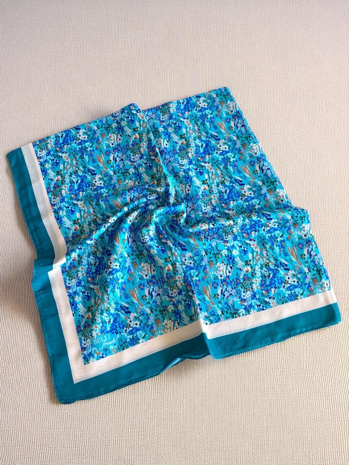 belli-fresh-nova-esarp-1006-11-mavi-ka-4d68- Belli Fresh Nova Eşarp 1006 - 11 Mavi Karışık Desen 49766 - Görsel 1